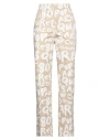 Dsquared2 Woman Pants Beige Size 14 Cotton, Elastane In Beige