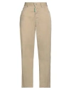 Dsquared2 Woman Pants Beige Size 4 Cotton, Elastane