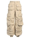 Dsquared2 Multi-pockets Cargo Trousers In Beige
