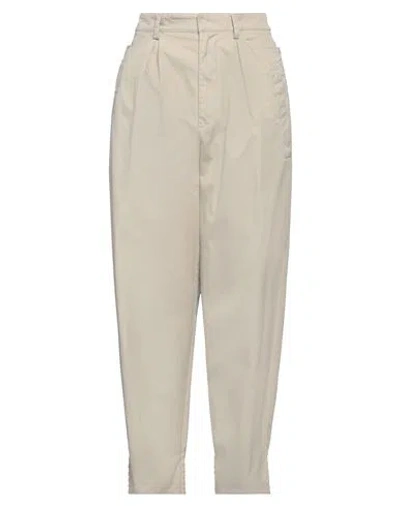 Dsquared2 Woman Pants Beige Size 6 Cotton, Polyester In Neutral