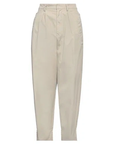 Dsquared2 Woman Pants Beige Size 6 Cotton, Polyester In Beige