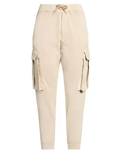 Dsquared2 Woman Pants Beige Size L Cotton In Sand