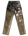 Dsquared2 Woman Pants Black Size 2 Pvc - Polyvinyl Chloride, Polyamide, Elastane