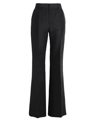 Dsquared2 Woman Pants Black Size 4 Virgin Wool, Polyester