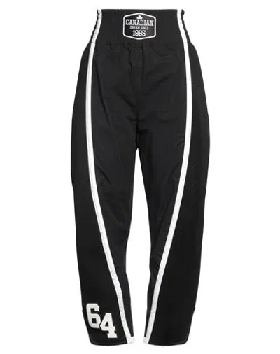 Dsquared2 Woman Pants Black Size 6 Cotton, Elastane