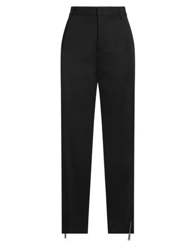Dsquared2 Woman Pants Black Size 8 Polyester, Virgin Wool