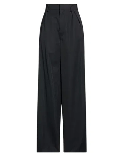Dsquared2 Woman Pants Black Size 6 Virgin Wool, Silk