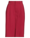 Dsquared2 Woman Pants Brick Red Size 2 Polyester, Polyurethane