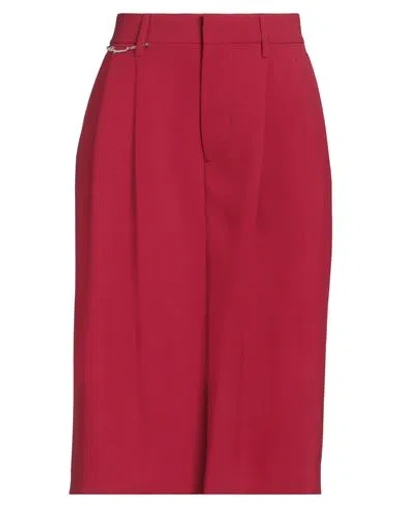Dsquared2 Woman Pants Brick Red Size 2 Polyester, Polyurethane In Red