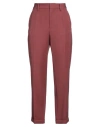 Dsquared2 Woman Pants Brick Red Size 4 Virgin Wool