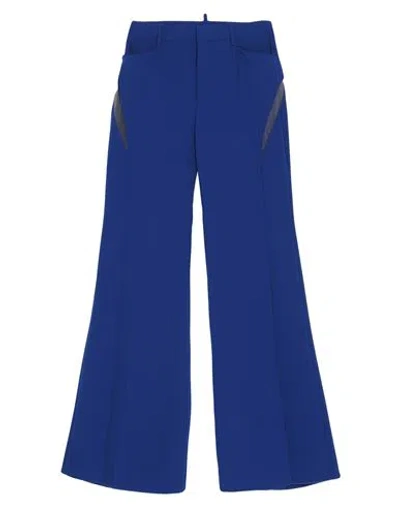 Dsquared2 Woman Pants Bright Blue Size 6 Polyester, Polyurethane