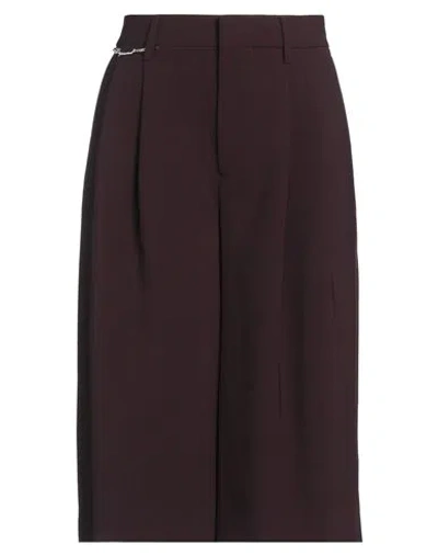 Dsquared2 Woman Pants Burgundy Size 2 Polyester, Polyurethane In Red