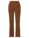 Dsquared2 Woman Pants Camel Size 6 Cotton, Elastane In Beige