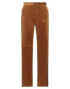 Dsquared2 Woman Pants Camel Size 6 Cotton, Metallic Fiber In Beige