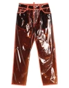 Dsquared2 Woman Pants Charcoal Size 2 Pvc - Polyvinyl Chloride, Polyamide, Elastane In Grey