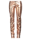 Dsquared2 Woman Pants Copper Size 2 Polyamide, Elastane, Polyurethane In Orange