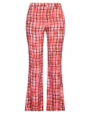 Dsquared2 Woman Pants Coral Size 10 Viscose In Red