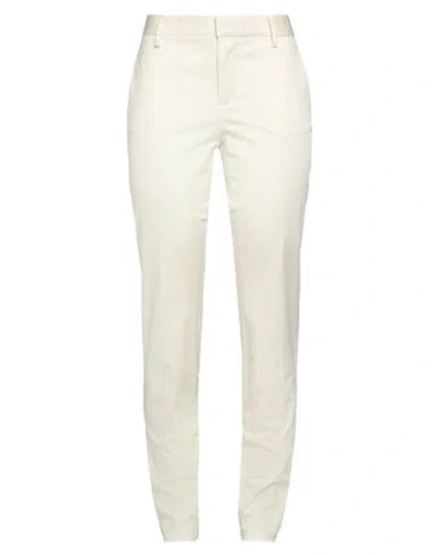 Dsquared2 Woman Pants Cream Size 4 Cotton, Elastane In White