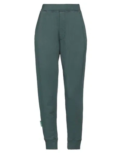 Dsquared2 Woman Pants Dark Green Size Xs Cotton