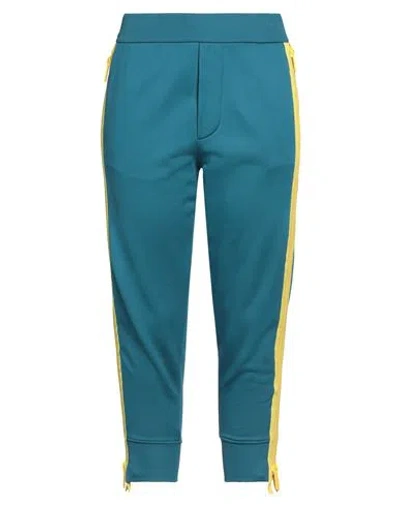Dsquared2 Woman Pants Deep Teal Size Xs Polyamide, Cotton In Green