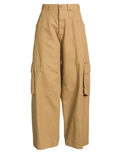 Dsquared2 Woman Pants Khaki Size 4 Cotton In Nude