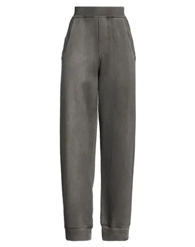 Dsquared2 Woman Pants Lead Size L Cotton In Gray