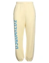 Dsquared2 Woman Pants Light Yellow Size M Cotton