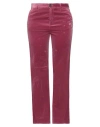 Dsquared2 Woman Pants Magenta Size 6 Cotton, Metallic Fiber In Magenta