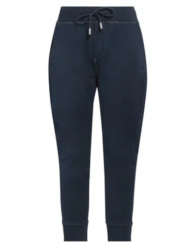 Dsquared2 Woman Pants Midnight Blue Size S Cotton, Elastane