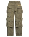 Dsquared2 Woman Pants Military Green Size 4 Cotton In Green