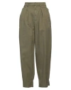 Dsquared2 Woman Pants Military Green Size 6 Cotton, Polyester