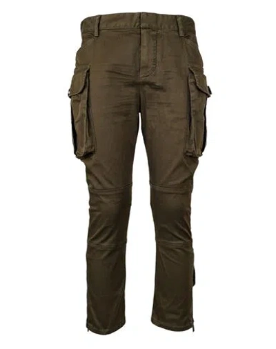 Dsquared2 Woman Pants Military Green Size 8 Cotton