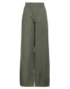 Dsquared2 Woman Pants Military Green Size 8 Cotton, Polyamide In Green