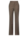 Dsquared2 Woman Pants Military Green Size 8 Virgin Wool, Polyester, Viscose, Elastane In Green