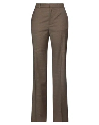 Dsquared2 Woman Pants Military Green Size 8 Virgin Wool, Polyester, Viscose, Elastane