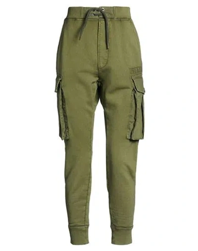 Dsquared2 Woman Pants Military Green Size Xs Cotton