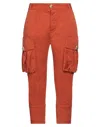 Dsquared2 Cropped Pants In Orange