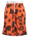 Dsquared2 Woman Pants Orange Size 6 Polyamide