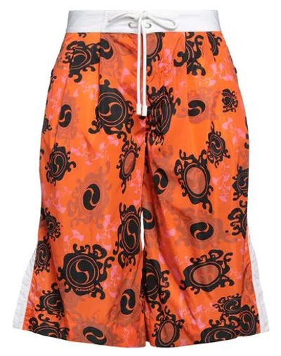 Dsquared2 Woman Pants Orange Size 6 Polyamide
