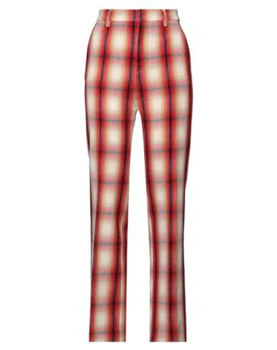 Dsquared2 Woman Pants Red Size 2 Virgin Wool