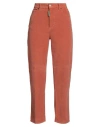 Dsquared2 Woman Pants Rust Size 2 Cotton, Elastane In Red