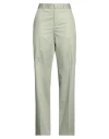 Dsquared2 Woman Pants Sage Green Size 2 Cotton In Sage Green