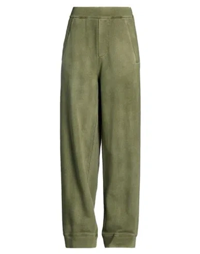 Dsquared2 Woman Pants Sage Green Size L Cotton