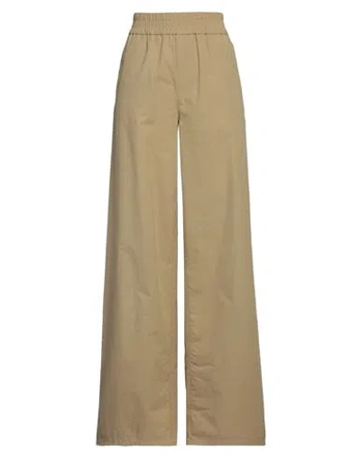 Dsquared2 Woman Pants Sand Size 6 Cotton, Polyamide In Beige