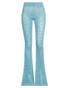 Dsquared2 Woman Pants Sky Blue Size Xs Cotton