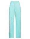 Dsquared2 Woman Pants Turquoise Size L Cotton In Blue