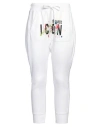 Dsquared2 Woman Pants White Size M Cotton, Elastane In White
