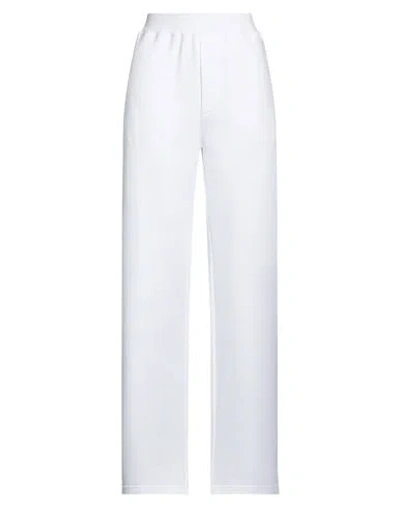Dsquared2 Woman Pants White Size S Cotton, Elastane