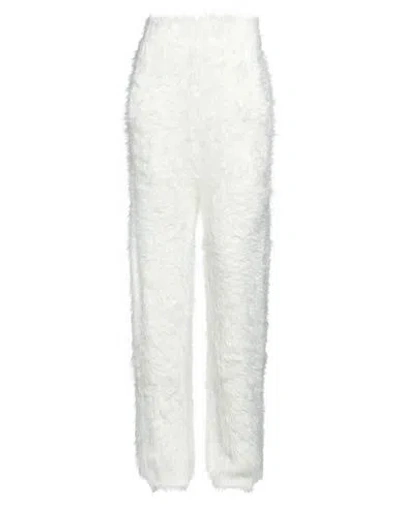 Dsquared2 Woman Pants White Size M Polyamide