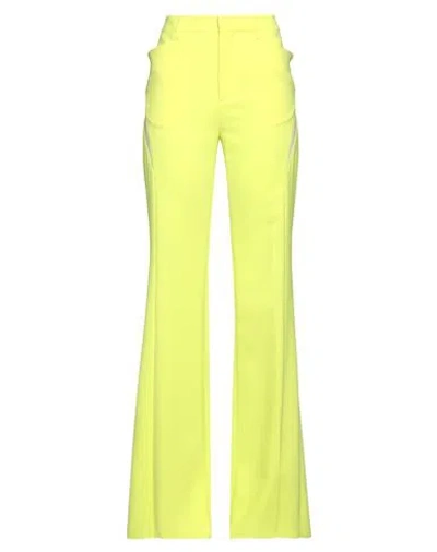 Dsquared2 Woman Pants Yellow Size 4 Polyester, Polyurethane